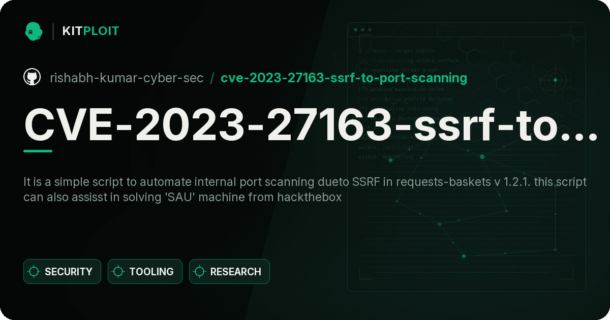 CVE-2023-27163-ssrf-to-port-scanning preview