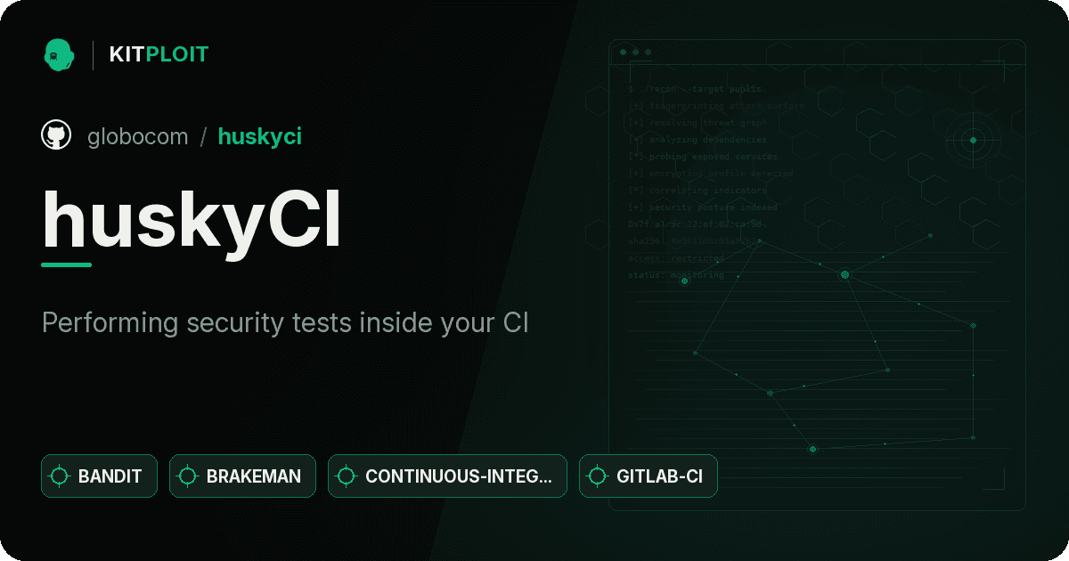 huskyCI preview