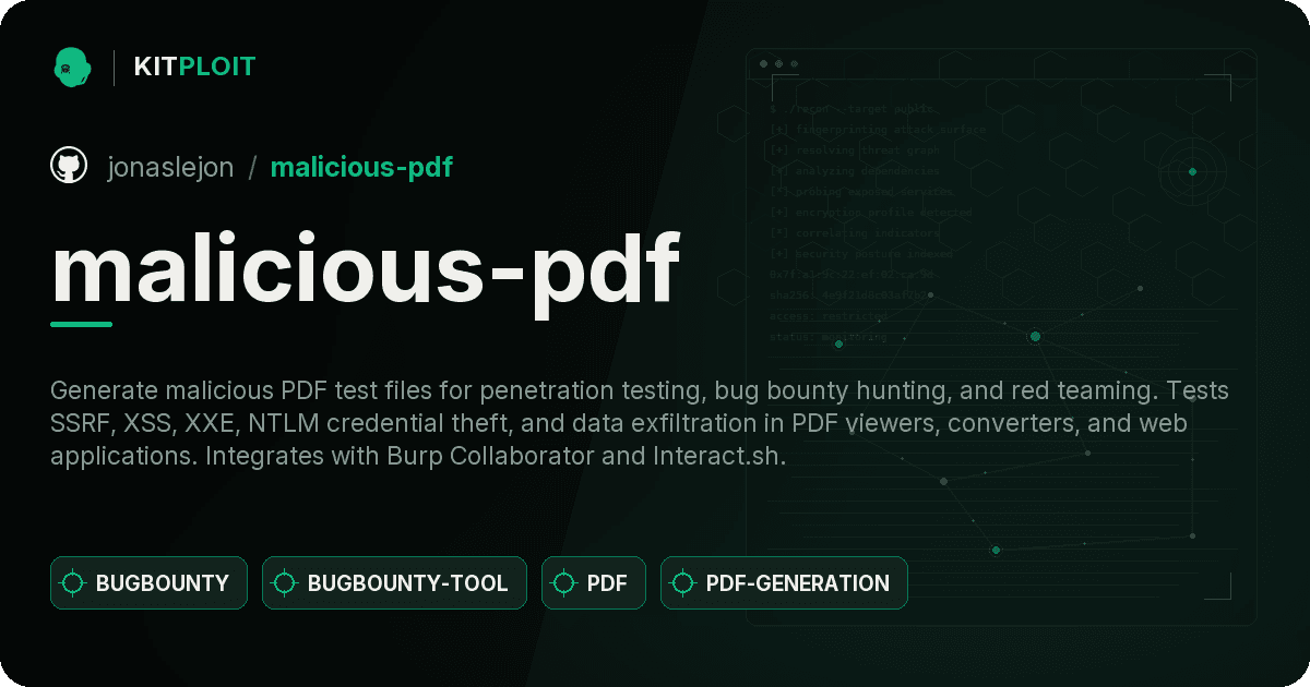 malicious-pdf preview